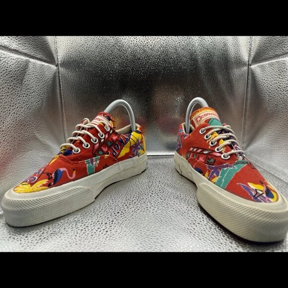 Converse Vintage Floral Pattern Made In The USA SIZE 3 - Picture 4 of 8